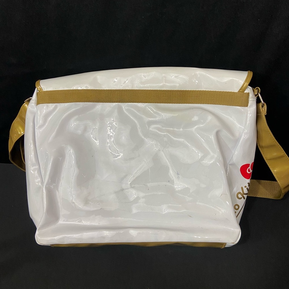 Hello Kitty Sanrio Y2K White & Gold Satchel Book / Duffel Bag 2006 - Picture 14 of 14